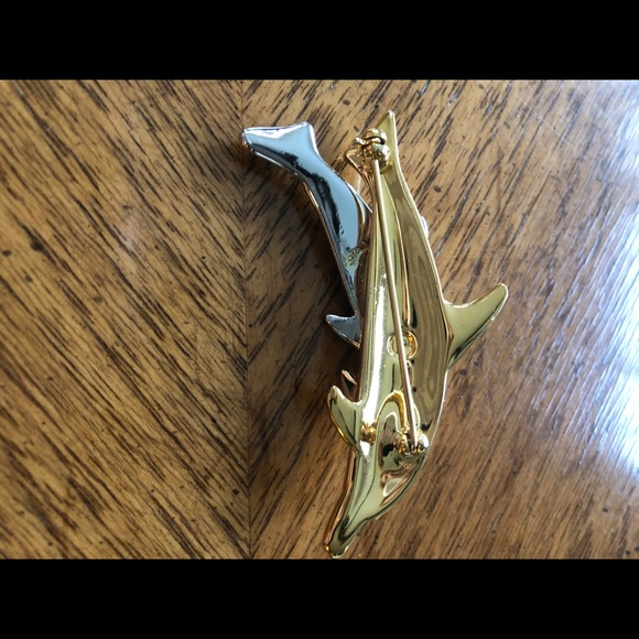 Swarovski Authentic Dolphin Pin Brooch 1992 - Picture 2 of 7